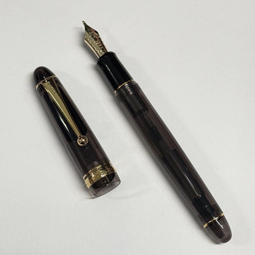 PILOT パイロット カスタム742 万年筆 限定色 ブラウン シグネチャー