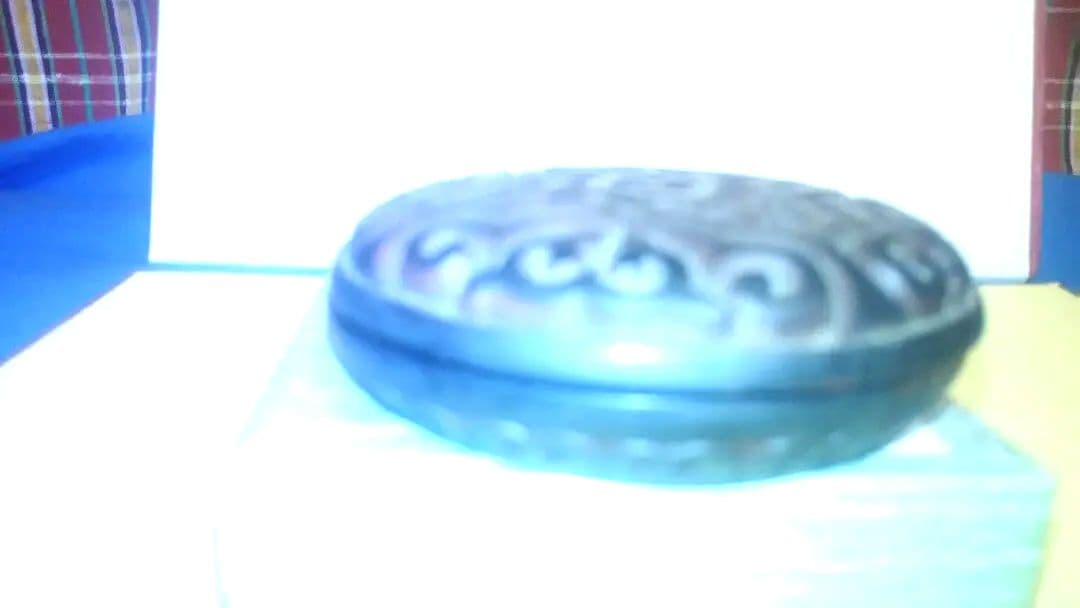 茶道具、香合、堆黒、平丸、唐物、6番