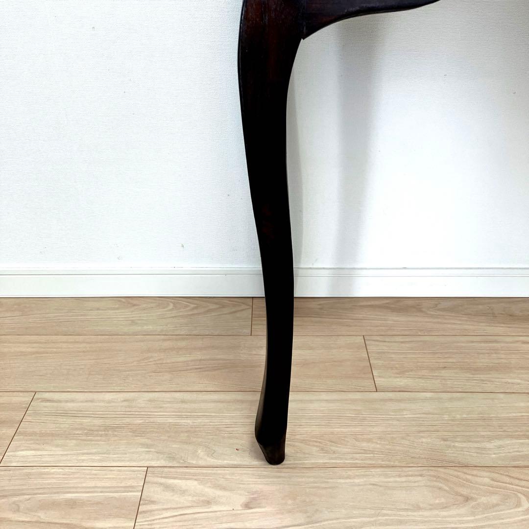 猫足テーブル コンソールテーブル 引出し付き アンティーク