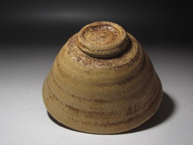 ☆　時代　黄瀬戸茶碗　ふるさと　武者小路　官休庵　13代　有隣斎花押☆y376