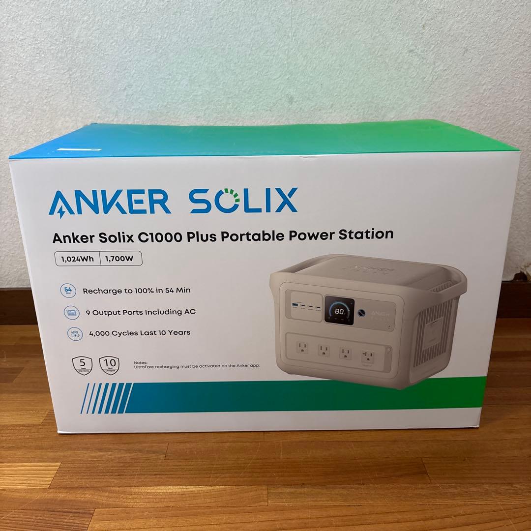 新品 Anker Solix C1000 Plus ホワイト A1765521