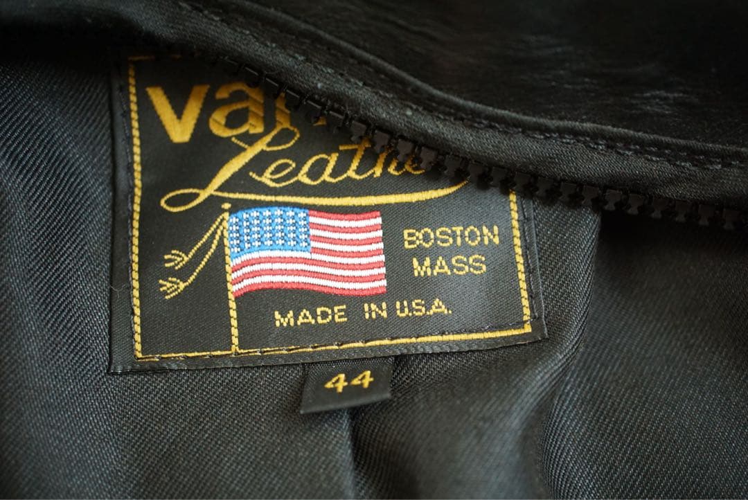 VANSON size:44 バンソン シングルライダース レザージャケット