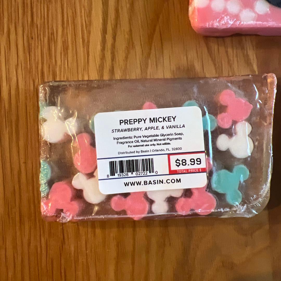 フロリダディズニー　BASIN 石鹸　ミッキー＆ミニー　2個セット