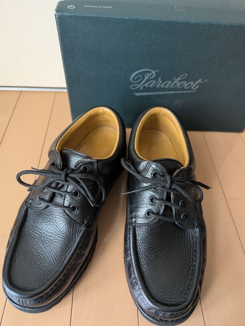 セール！美品✨️Parabootパラブーツ スペイン製 シボ革 ミカエル 箱あり