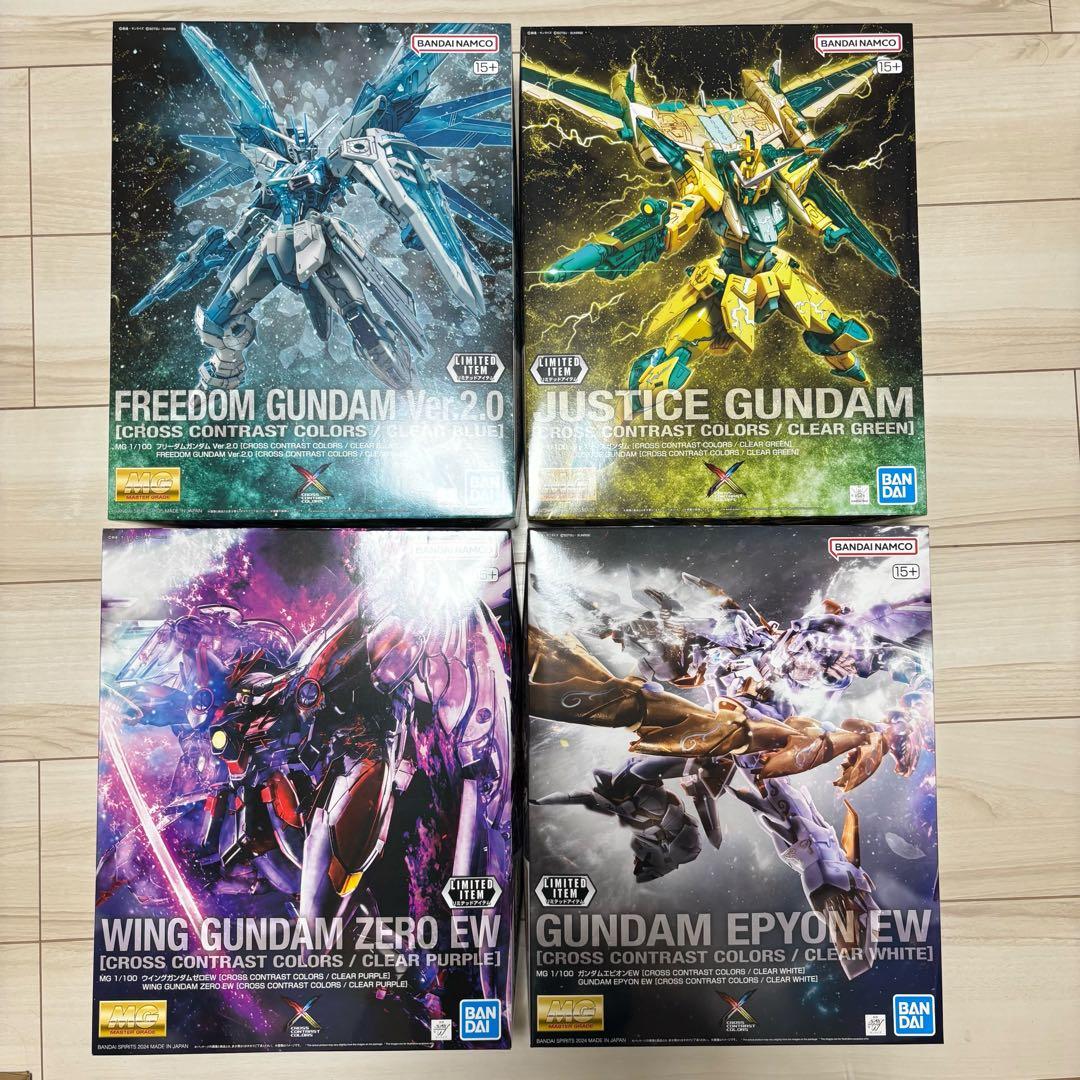 MG 1/100 CROSS CONTRAST COLORS 4体セット