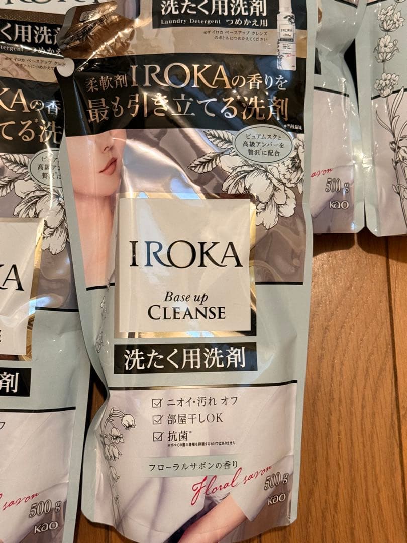 IROKA 洗たく用洗剤 500ml つめかえ用　10個