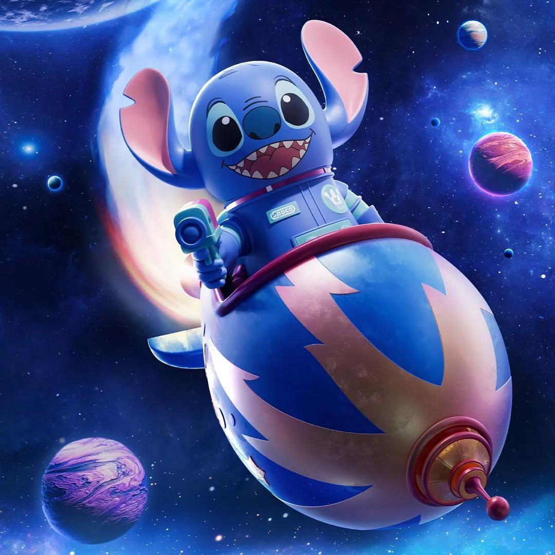 ポップマート メガ スペース モリー 400％ スティッチ Stitch