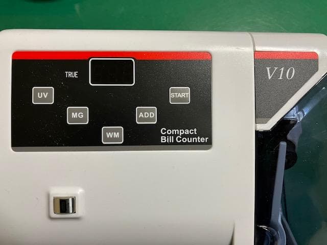 マネーカウンター　V10　自動紙幣計数器