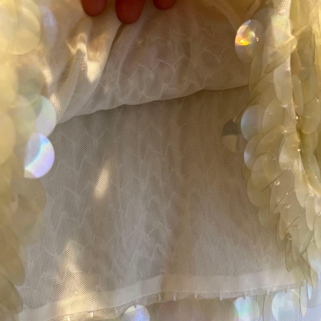 MOSCHINO スパンコールタンクトップ