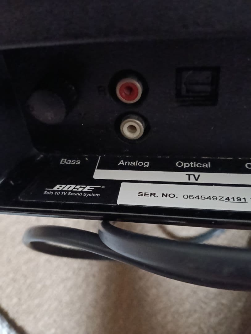 Bose Solo 10 TV sound system 美品 1年使用　ボーズ