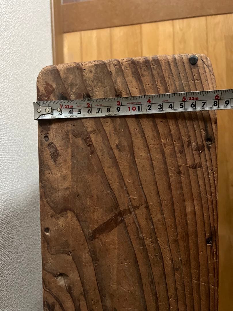 踏み台　木製スツール　花台　古道具　レトロ雑貨　昭和レトロ　アンティーク雑貨