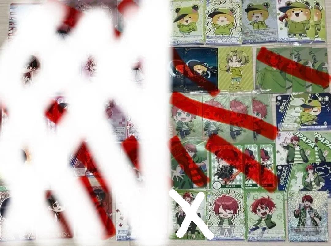 カラフルピーチまとめ売り（6ページ分ございます） 線がかかれているものは売り切れ