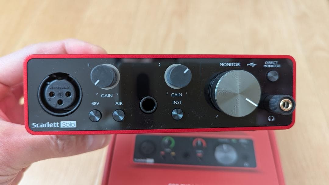 フォーカスライトScarlett Solo (3rd Gen)