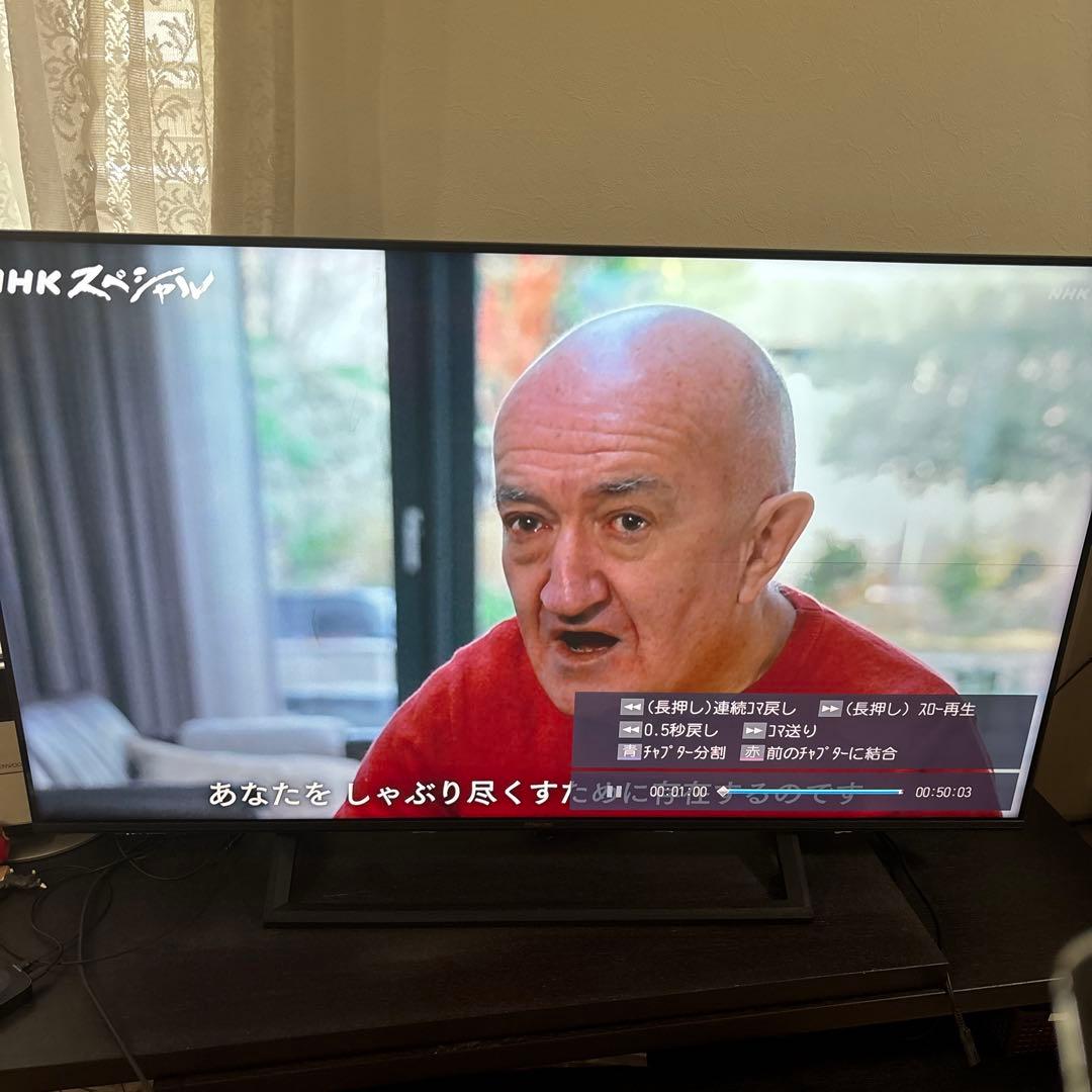 ハイセンス50E6800 地上BSCSデジタル4Kチューナー LED液晶TV