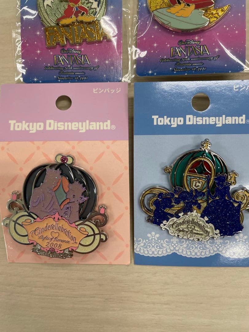 東京ディズニーランド・ディズニーシー ピンバッジセット 9個