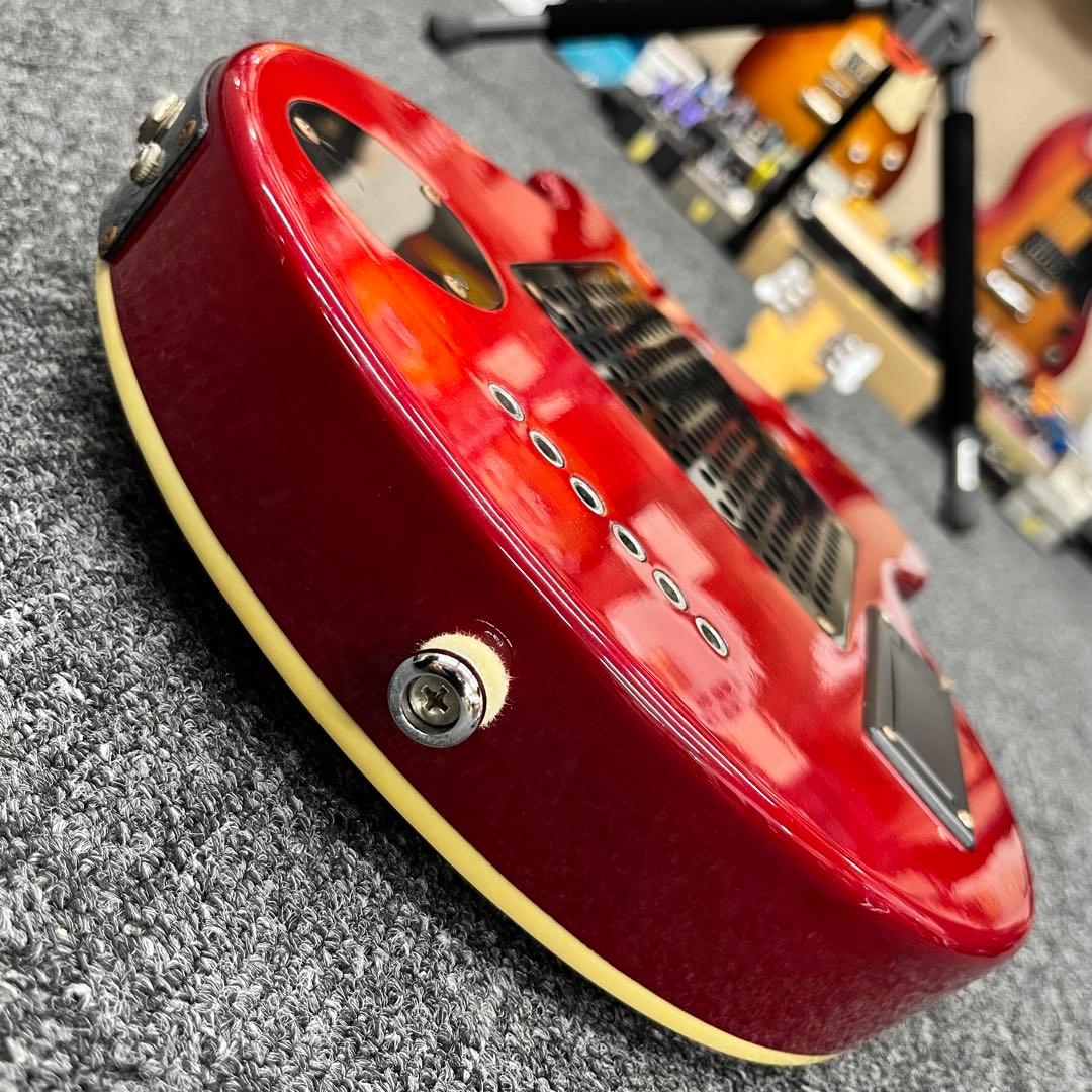 【10854】 Pignose ピグノーズ キルトトップ レッド ミニギター