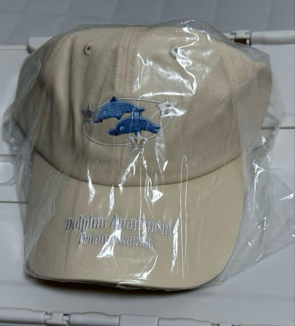 あいみょん ドルフィン アパート グッズ キャップ 赤 ベージュ 2点セット