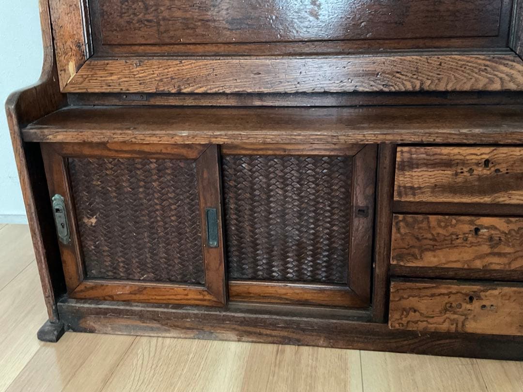 ライティングビューロー　収納　文机　アンティーク家具　ヴィンテージ　古道具