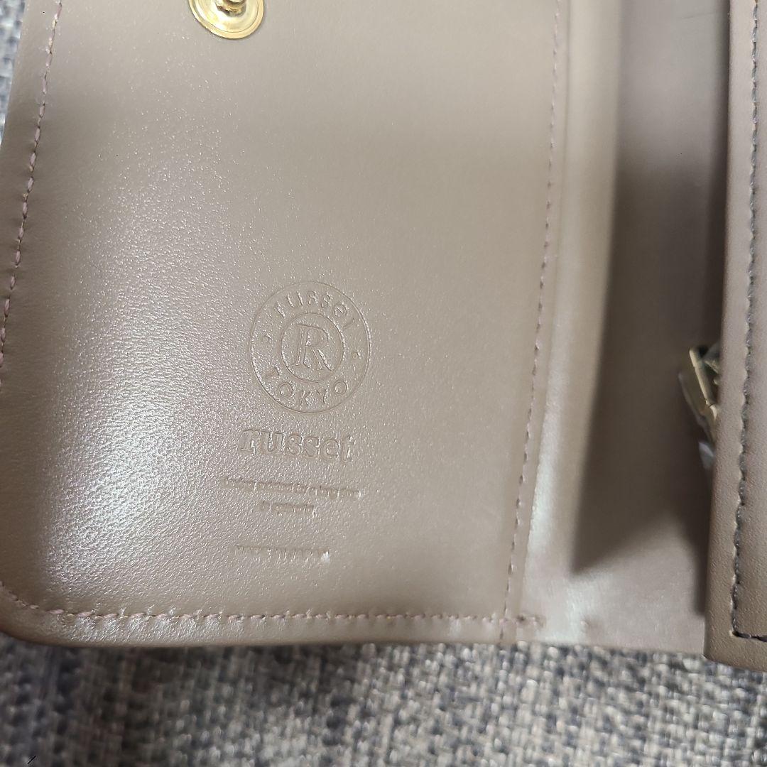 russet ラシット　フローラル 二つ折り財布