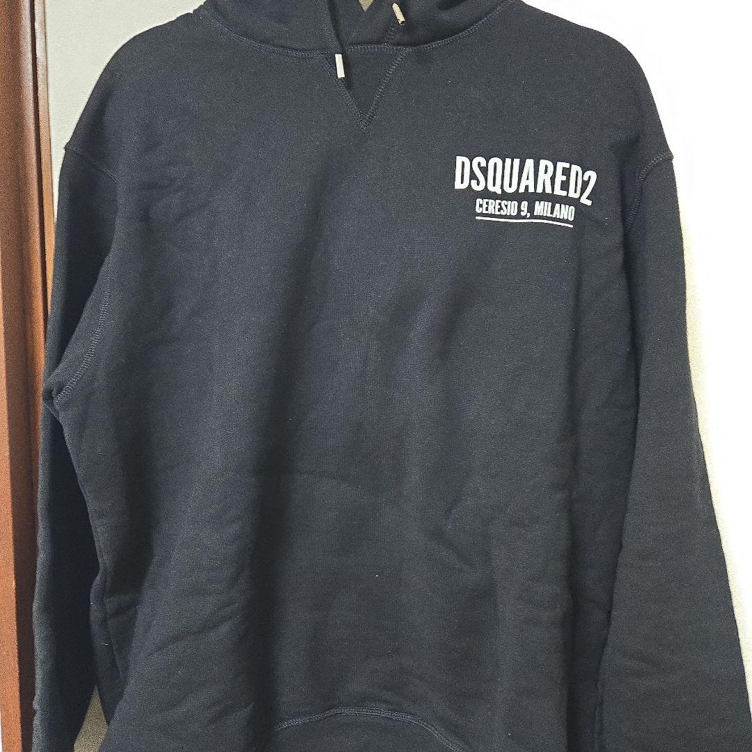 DSQUARED2 ブラックパーカー Lサイズ