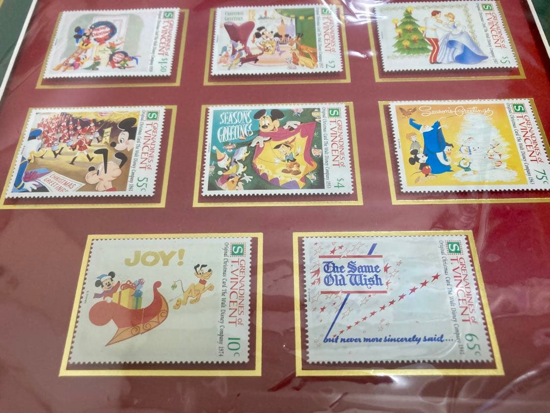 ディズニー限定アート絵画Disney Christmascards