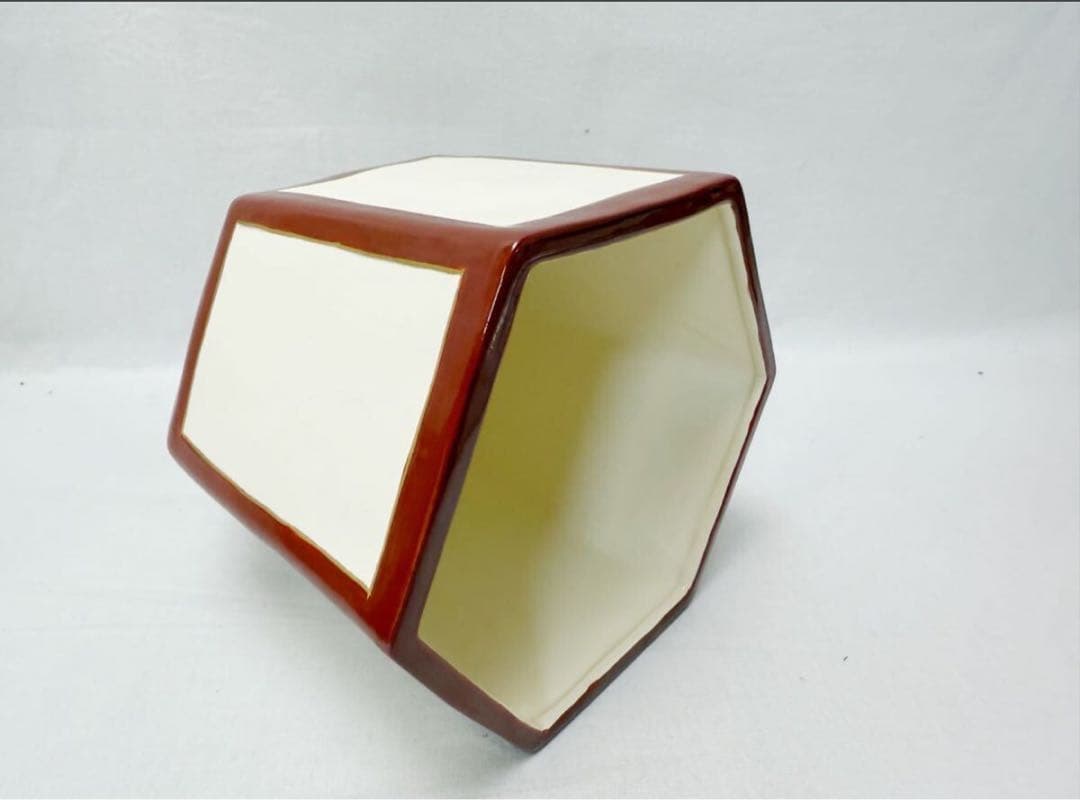 未使用 茶道具 城岳作 雪洞水指 杉蓋 難有 陶印 共箱