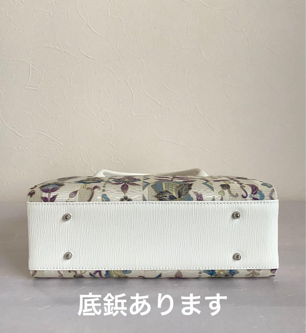 あおいさん専用【新品未使用】帆布型押し×博多織り　利休バッグ