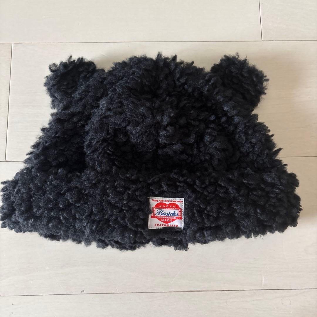 おおたい⭐︎ BASICKS/ベイシックス Bear Beanie ブラック