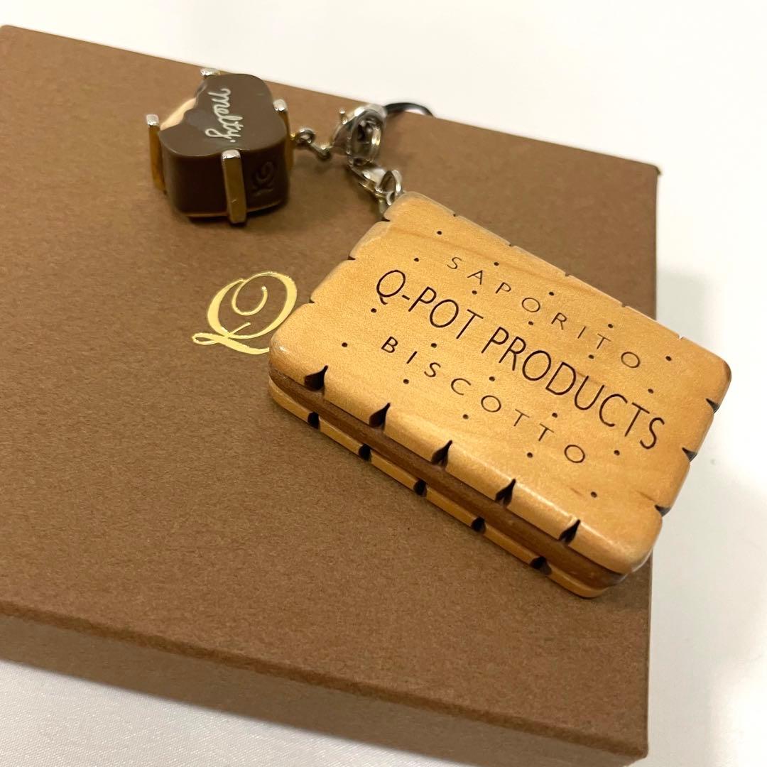 【可愛い】Q-pot. キューポット ビスケット メルティチョコレートストラップ