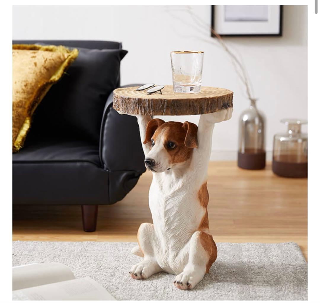 KARE アニマルサイドテーブル　ミスタージャック　犬
