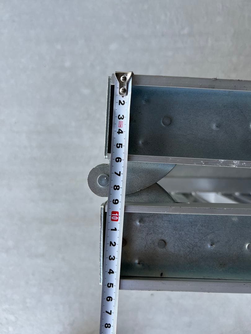 バイク用　アルミ製折りたたみラダー120cm