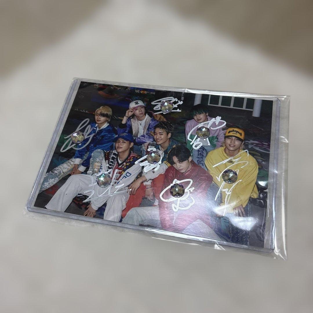 BE FIRST メンバー全員直筆サイン　写真