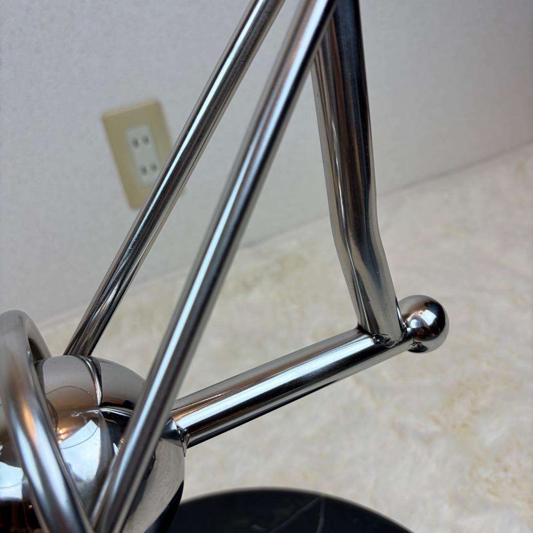 送料無料 サイドテーブル 2段式 ガラス・金属製 大理石