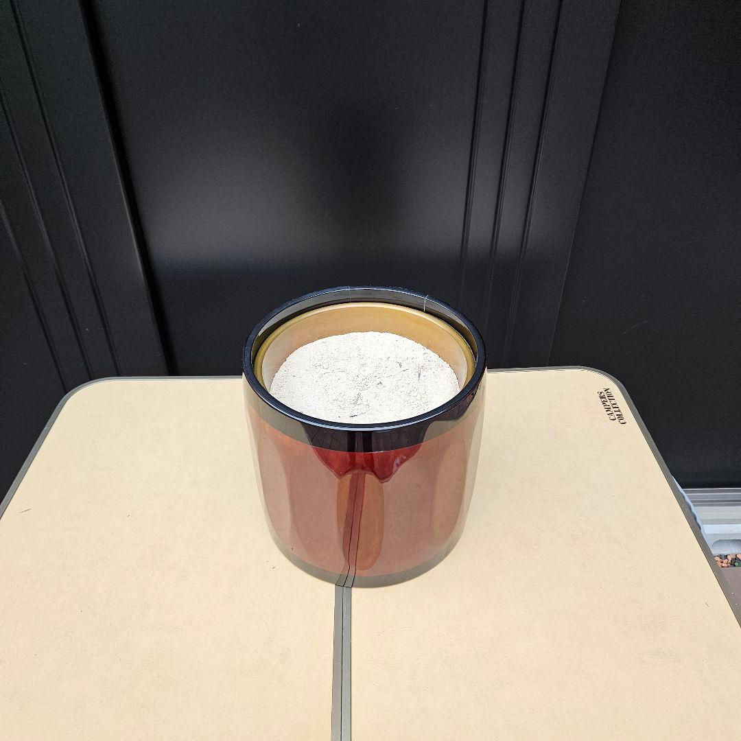 曙塗 漆塗 手あぶり火鉢 一対 直径27cm 高さ26cm 共箱付 灰・落とし付