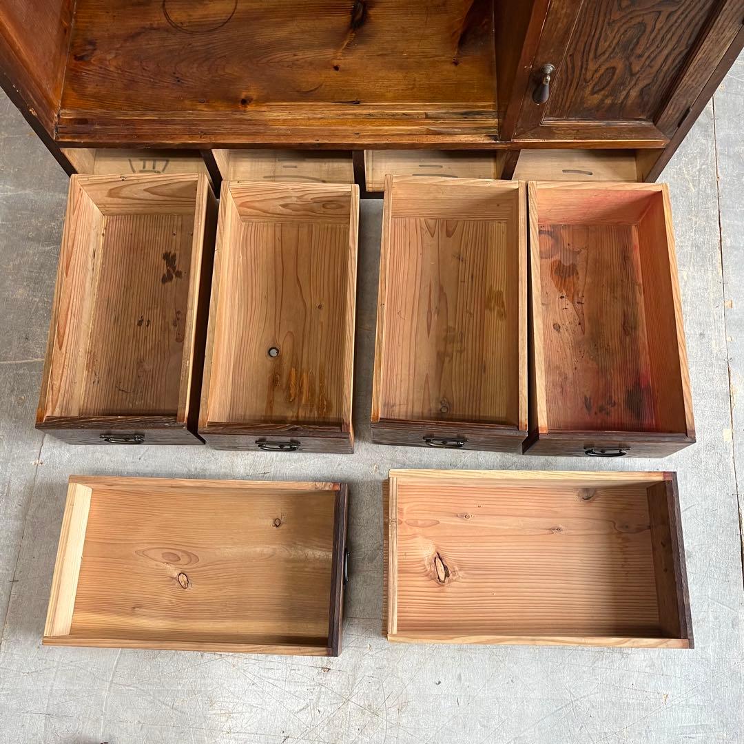 アンティーク ガラス 戸棚 キャビネット 飾り棚 昭和レトロ z500