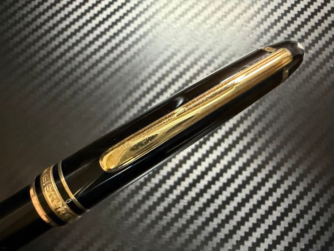 モンブラン マイスターシュテュック 144 ブラック 全金 M 中字 万年筆