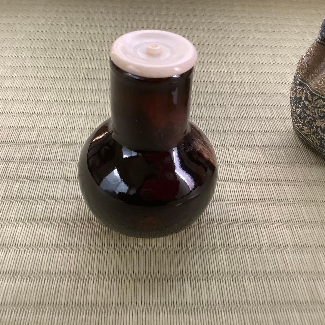桶谷定一作　鶴首茶入　美品‼️