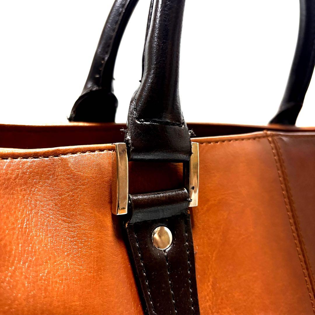 MCGREGOR 2WAYバッグ ショルダーバッグ バッグ レザー ブラウン