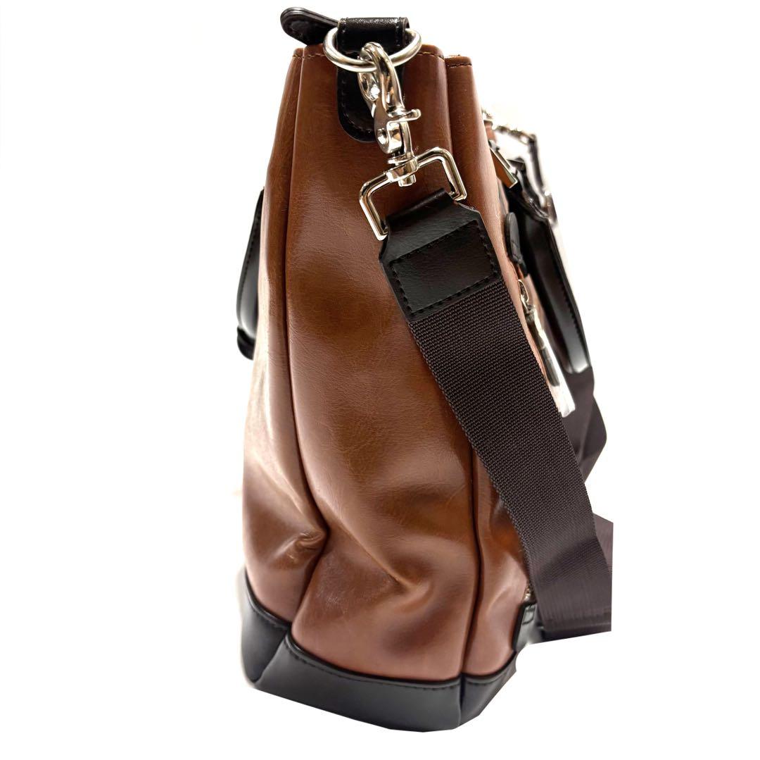 MCGREGOR 2WAYバッグ ショルダーバッグ バッグ レザー ブラウン