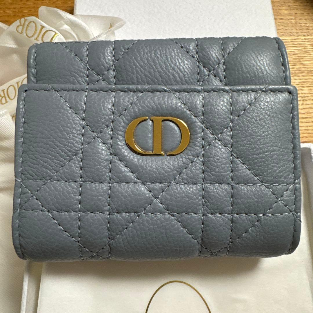 【新品】Dior ウォレット ブルーグレー