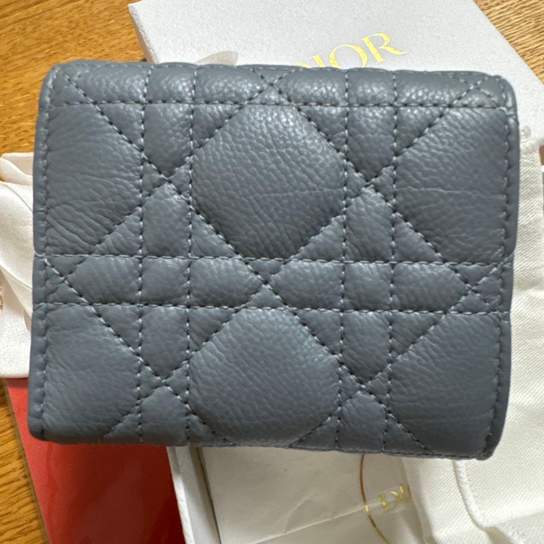 【新品】Dior ウォレット ブルーグレー
