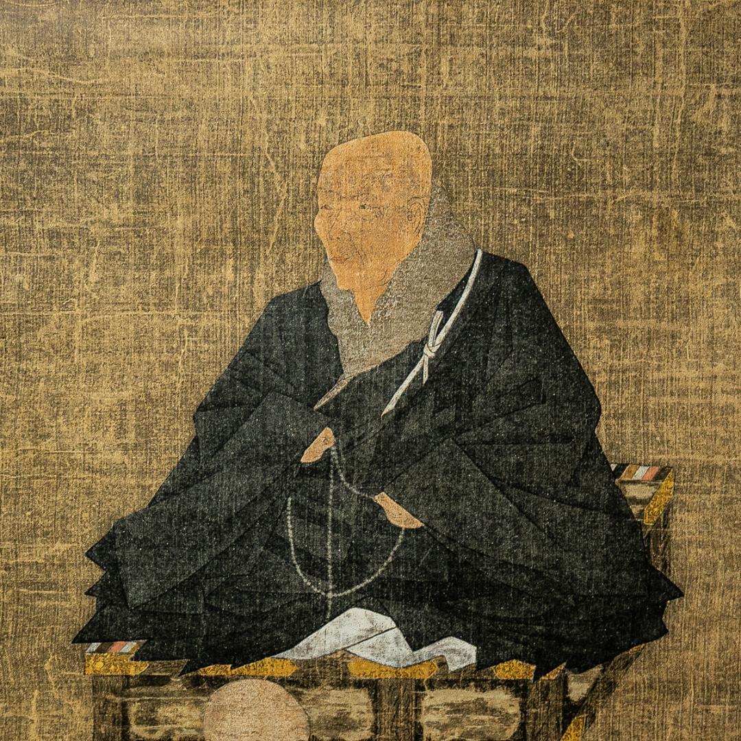 掛軸-1580　二尊連坐像　親鸞聖人　蓮如上人　同朋舎出版　印刷工芸作品