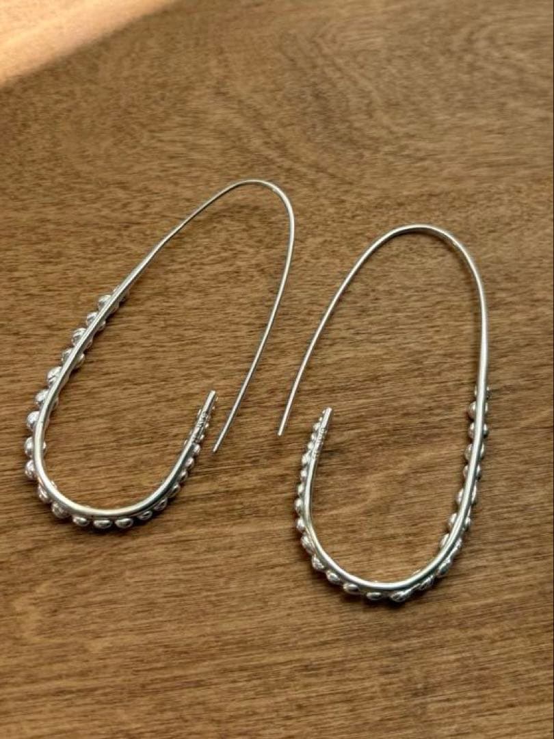 BARJEWELLERY シルバーフープピアス