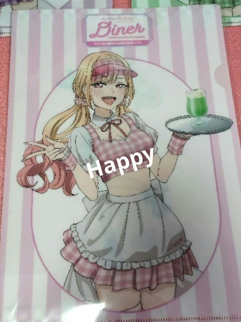 着せ恋スマイルベースカフェ限定★クリアファイル3種類喜多川海夢★乾紗寿叶★乾心寿