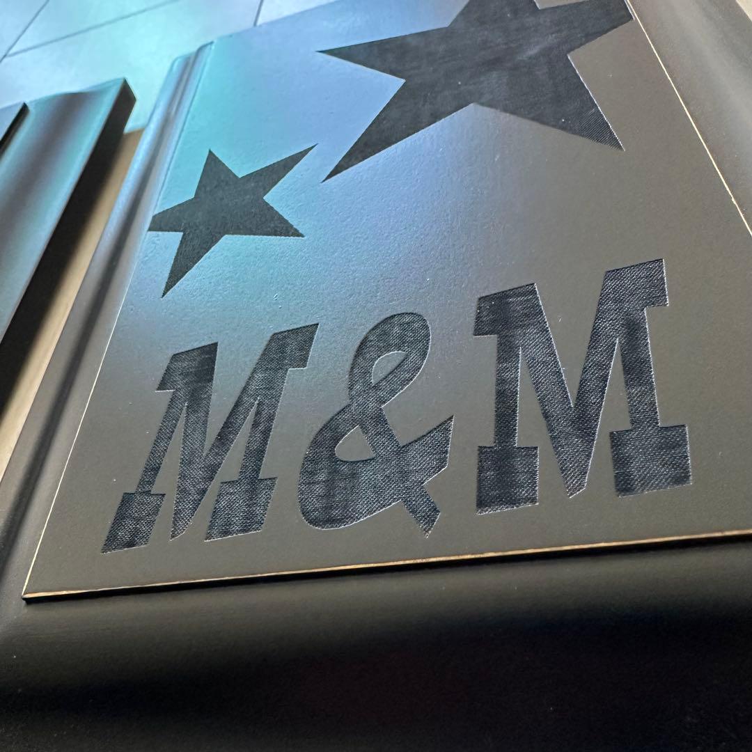 美品　M&M furniture 壁掛け　盾　3個セット　ファニチャー