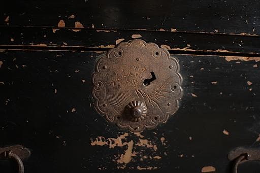 丸金具庄内箪笥　4杯　タンス　収納　古家具　古民家　時代家具