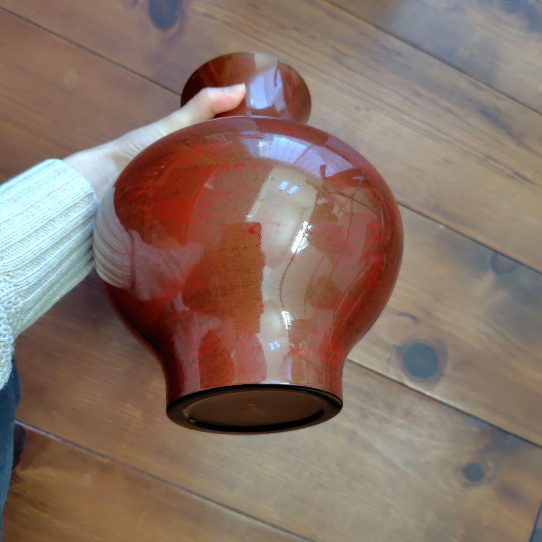 静岡県無形文化財│金剛石目塗/鳥羽硬忍│乾漆花瓶/朝顔/鶏冠│漆芸/漆器/花瓶