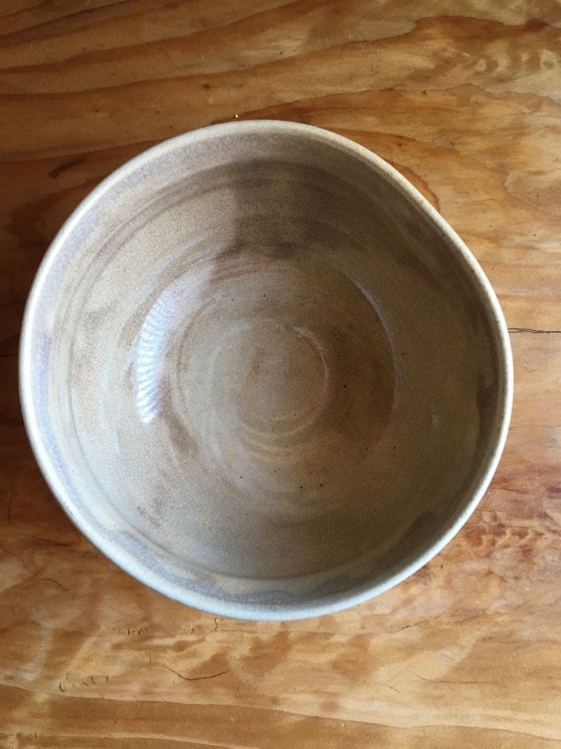 萩茶碗　桐に鳳凰文