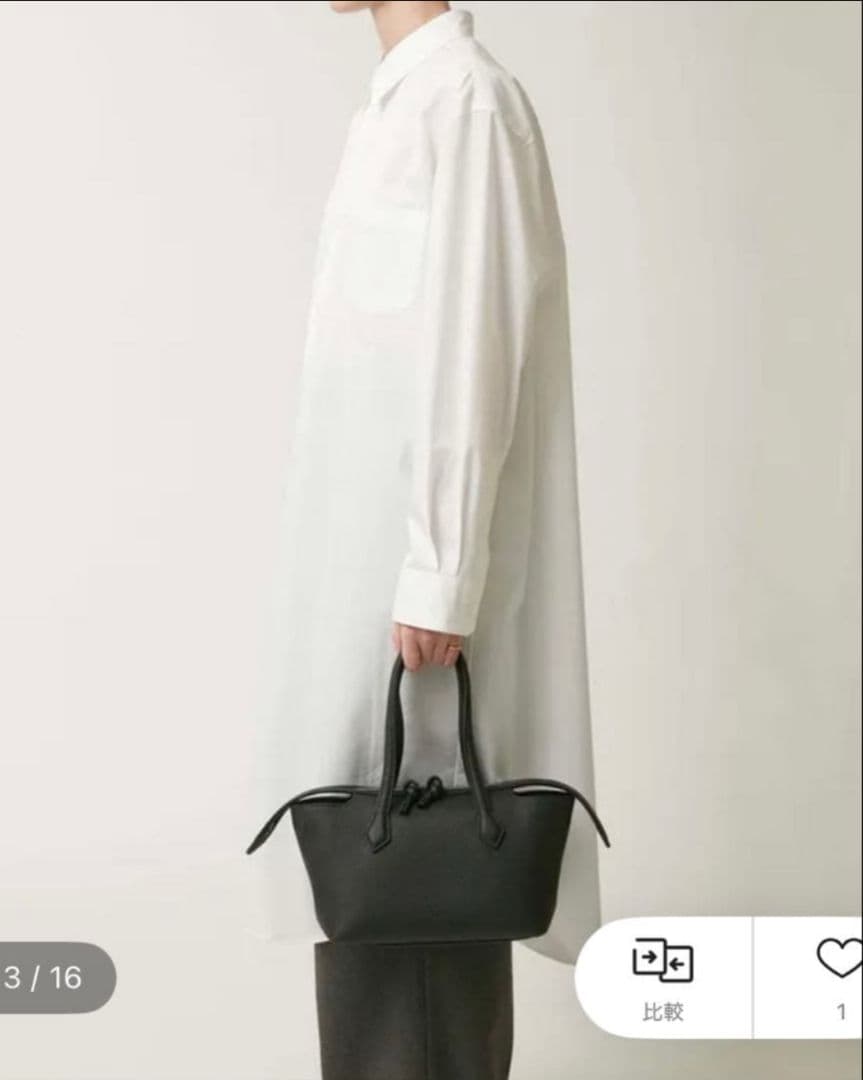 美品　VASICヴァジック GRAF MINI MINI ハンドバッグ　ブラック