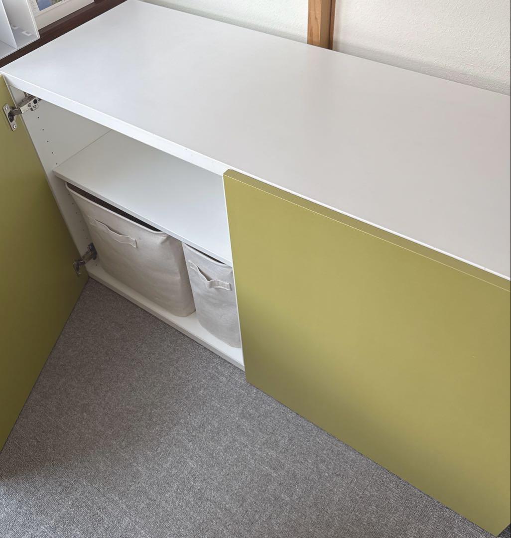 ろここ　IKEA イケア　ベストー　棚　扉付き　無印　送料込み